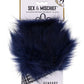 Sex and Mischief Cougar Spiked Sensory Glove - Gold/Navy