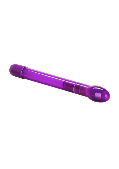 Slender Tulip Wand Vibrator - Purple CalExotics Slender Tulip Wand™, slim 6.75-inch waterproof vibrator, tulip-shaped tip, multi-speed vibrations, body-safe ABS, available in Pink, Blue, or Purple.

slim waterproof vibrator, tulip-shaped vibrator, clitoral and internal stimulation, multi-speed wand, body-safe ABS vibrator, discreet travel vibrator, portable sex toy, waterproof slim vibe.