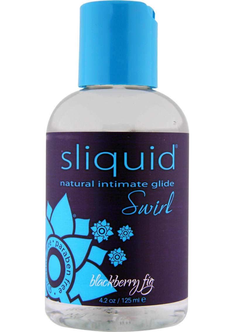 Sliquid Naturals Swirl Water Based Flavored Lubricant Blackberry Fig - 4.2oz Vegan-friendly, flavored water-based lubricant with Blackberry Fig and Tangerine Peach options, pH balanced and hypoallergenic.
Keywords: water-based lubricant, vegan-friendly lubricant, flavored lube, hypoallergenic lubricant, glycerin free lube, paraben free lube, latex safe lube, non-toxic lube, pH balanced lube, Blackberry Fig lubricant, Tangerine Peach lube, sensitive skin lube, natural lubricant