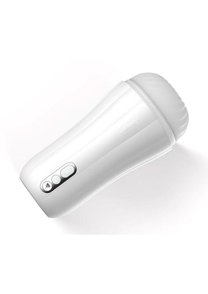 Svakom Robin Masturbator - White The Robin Vibrating Stroking Masturbator features 5 vibration modes plus Boost Mode, a soft TPE sleeve, and an LED display. Compact, rechargeable, and long-lasting, it’s your go-to for powerful and discreet pleasure.
Robin vibrating stroker, stroking masturbator, 5 vibration modes + Boost, rechargeable male masturbator, TPE sleeve masturbator, compact stroker, ergonomic male sex toy, LED display stroker, long-lasting masturbator.