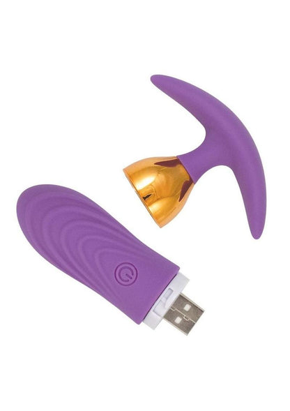 The Beat Magic Power Rechargeable Silicone Plug - Purple