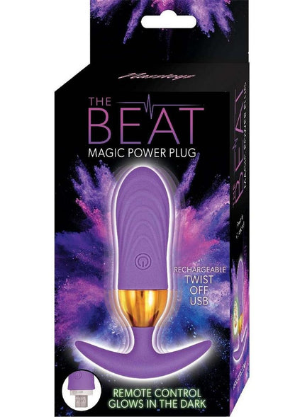 The Beat Remote Control Rechargeable Silicone Anal Butt Plug