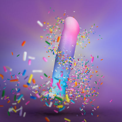 8 Inch Glitter Silicone Dildo with Suction Cup Base | Avant D17 Lucky Dong | Avant By Blush®