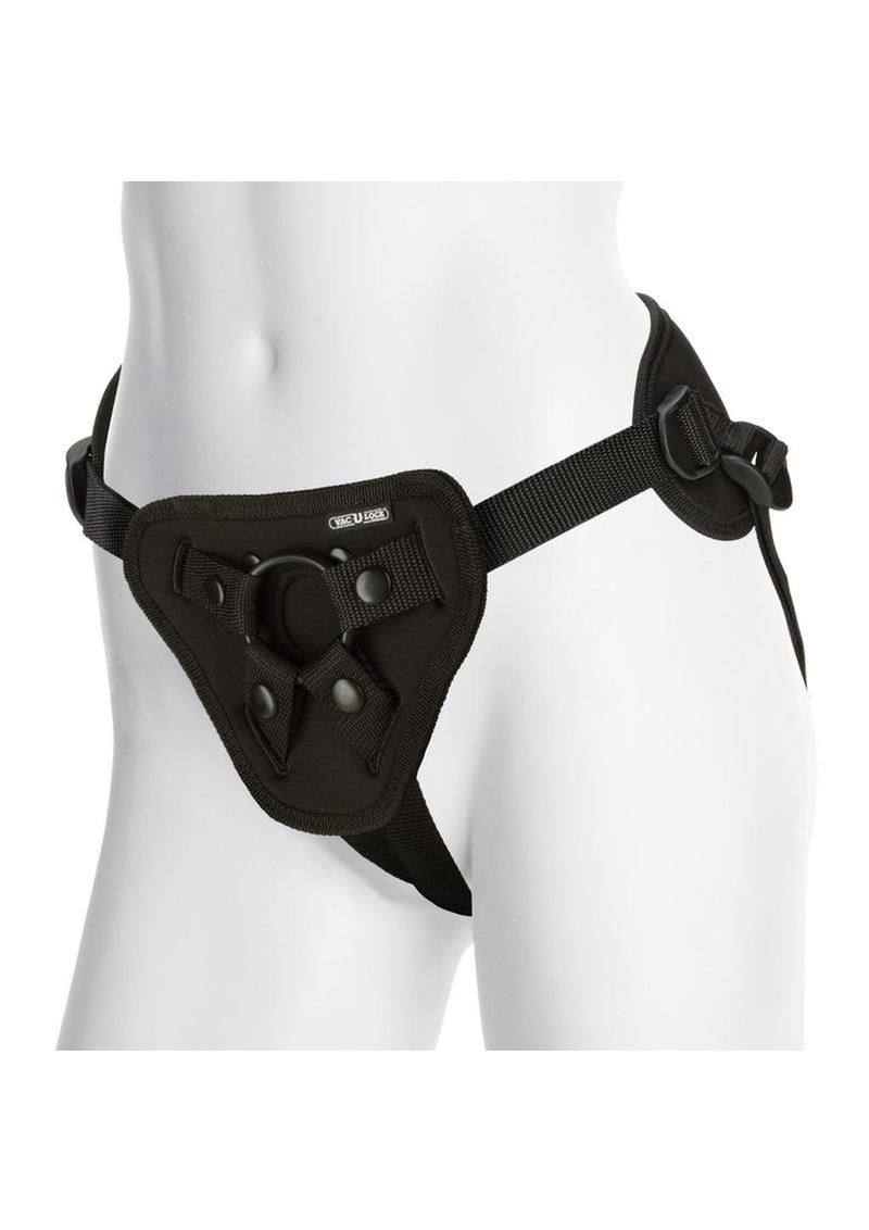 Vac-U-Lock™ Platinum Supreme Harness With Vac-U-Lock Plug & 3 Different Sized O-Rings | Doc Johnson