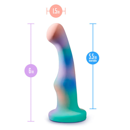 Elegant multi-colored silicone dildo with a curved design, broad head, and suction base, perfect for G-spot or P-spot stimulation.
Keywords: curved dildo, Avant dildo, G-spot dildo, P-spot dildo, suction cup dildo, harness-compatible dildo, body-safe silicone dildo, Ultrasilk dildo, artisanal sex toy, multi-colored dildo.