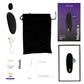 We-Vibe Moxie+ Wearable Rechargeable Silicone Panty Vibe Clitoral Stimulator with Remote - Black