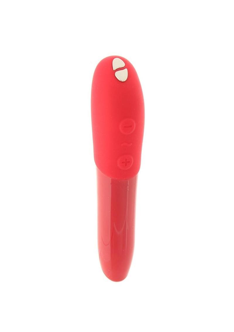 We-Vibe Tango X Rechargeable Clitoral Mini Bullet Vibrator - Cherry Red/Red