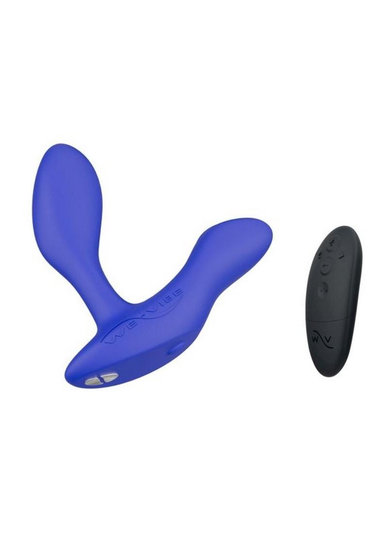 We-Vibe Vector+ Rechargeable Silicone Vibrating Prostate Massager with Remote Control and App