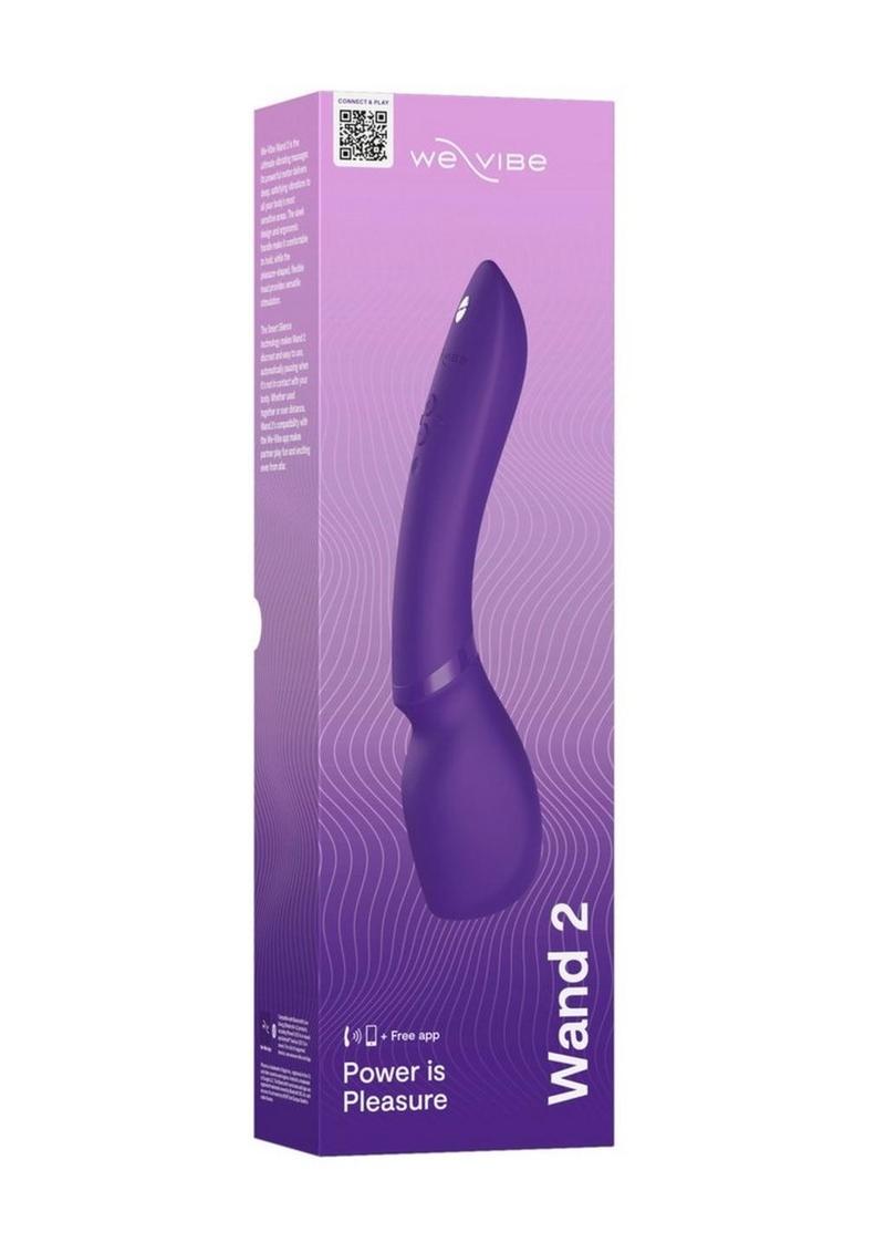 We-Vibe Wand 2 Rechargeable Silicone Clitoral Stimulator - Purple