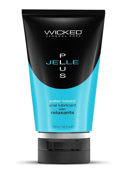 Wicked Jelle Plus Water Based Anal Lubricant with Relaxants - 4oz
Wicked Jelle Plus Water Based Anal Lubricant with Relaxants - 8oz
JELLE PLUS thick water-based anal lubricant, infused with clove oil and jojoba, free of parabens and numbing agents, safe for latex and toys.

anal lubricant, JELLE PLUS lube, water-based anal gel, natural relaxant anal lube, clove oil lubricant, aloe-infused anal lubricant, thick anal gel, numbing-free lube, latex-safe lubricant, soothing anal lubricant.