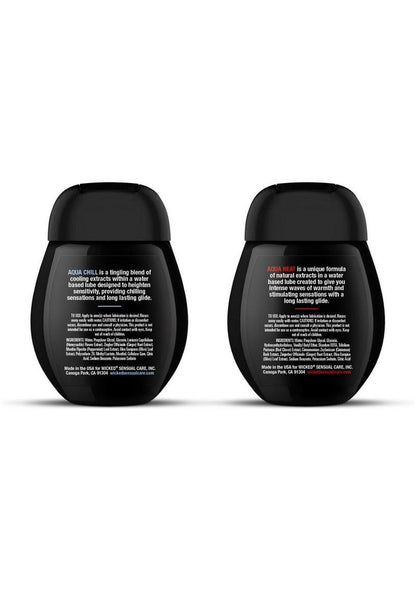 Wicked Sensual Sensations Kit ♥ Warming and Cooling Lubricant Set