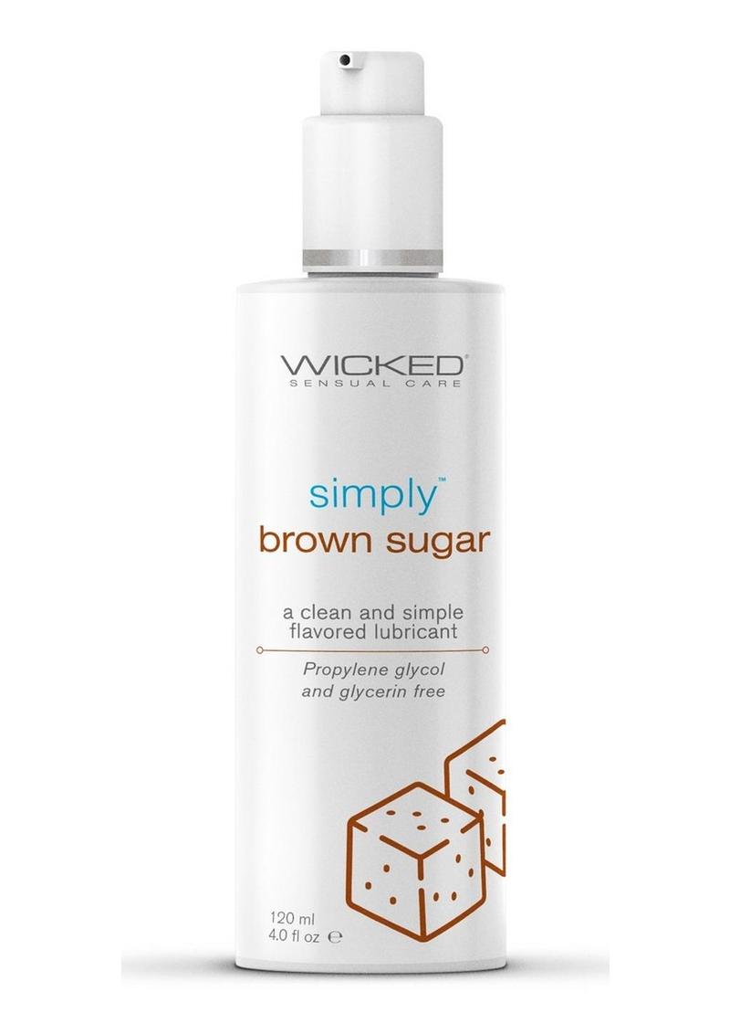 Wicked Simply Water Based Flavored Lubricant 4oz - Brown Sugar
simply™ Brown Sugar flavored water-based lube, vegan, glycerin-free, paraben-free, pH balanced, latex-friendly, and safe for all toy materials.
brown sugar flavored lube, simply lube, water-based lubricant, glycerin-free lube, pH balanced lubricant, vegan flavored lube, propylene glycol-free lube, oral sex lube, latex-friendly lube, clean ingredient lube.