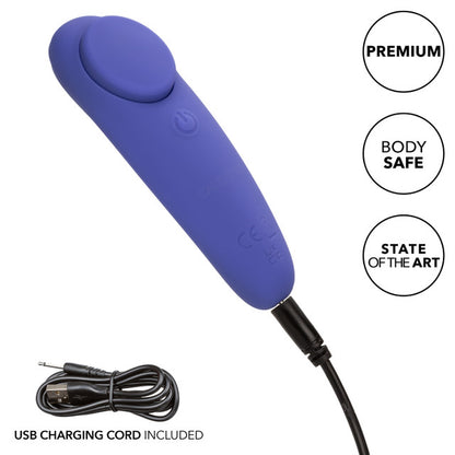 CalExotics Connect® Panty Teaser with 9 vibration functions, app-enabled control, and body-safe silicone.

wearable vibrator, discreet panty vibrator, app-controlled vibrator, waterproof wearable vibrator, body-safe silicone vibrator, wireless panty vibrator, remote-controlled panty teaser, 9-function wearable vibrator, USB rechargeable vibrator, discreet travel vibrator.