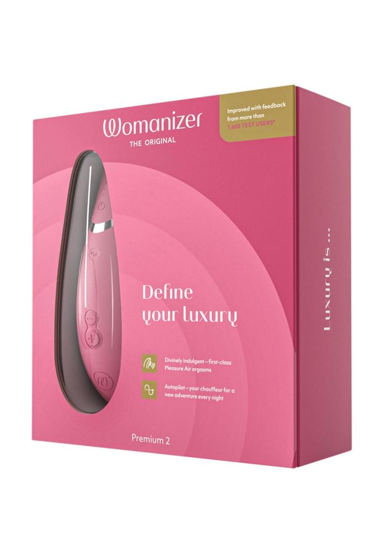 Womanizer Premium 2 Rechargeable Silicone Clitoral Stimulator