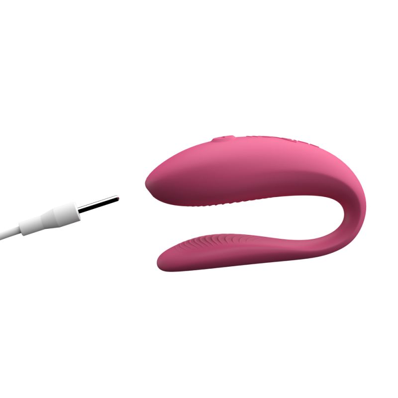 Sync Lite App Control Rechargeable Silicone Couples Vibrator | We-Vibe