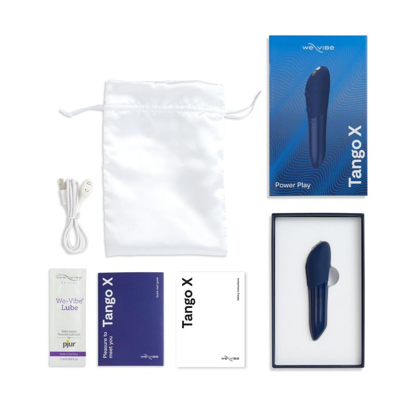 We-Vibe Tango X Bullet Vibrator Sex Toy | Adult Sex Toys for Women & Couples | Vibrating Sex Toy for Her | Mini Clitoris Stimulator | 8 Intensity Levels | Waterproof