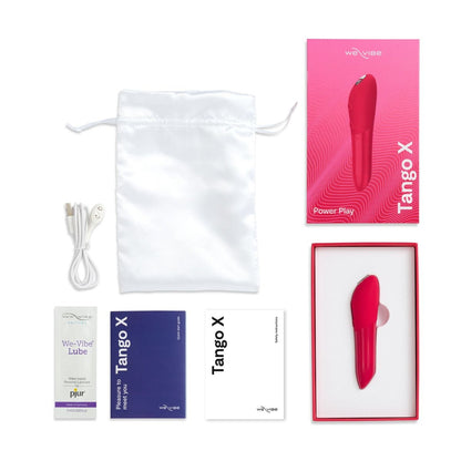 We-Vibe Tango X Bullet Vibrator Sex Toy | Adult Sex Toys for Women & Couples | Vibrating Sex Toy for Her | Mini Clitoris Stimulator | 8 Intensity Levels | Waterproof