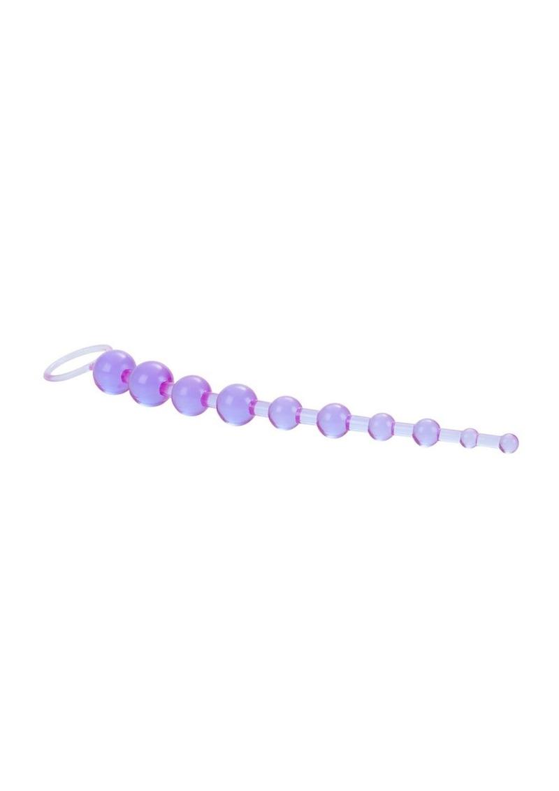 X 10 Anal Beads - Purple