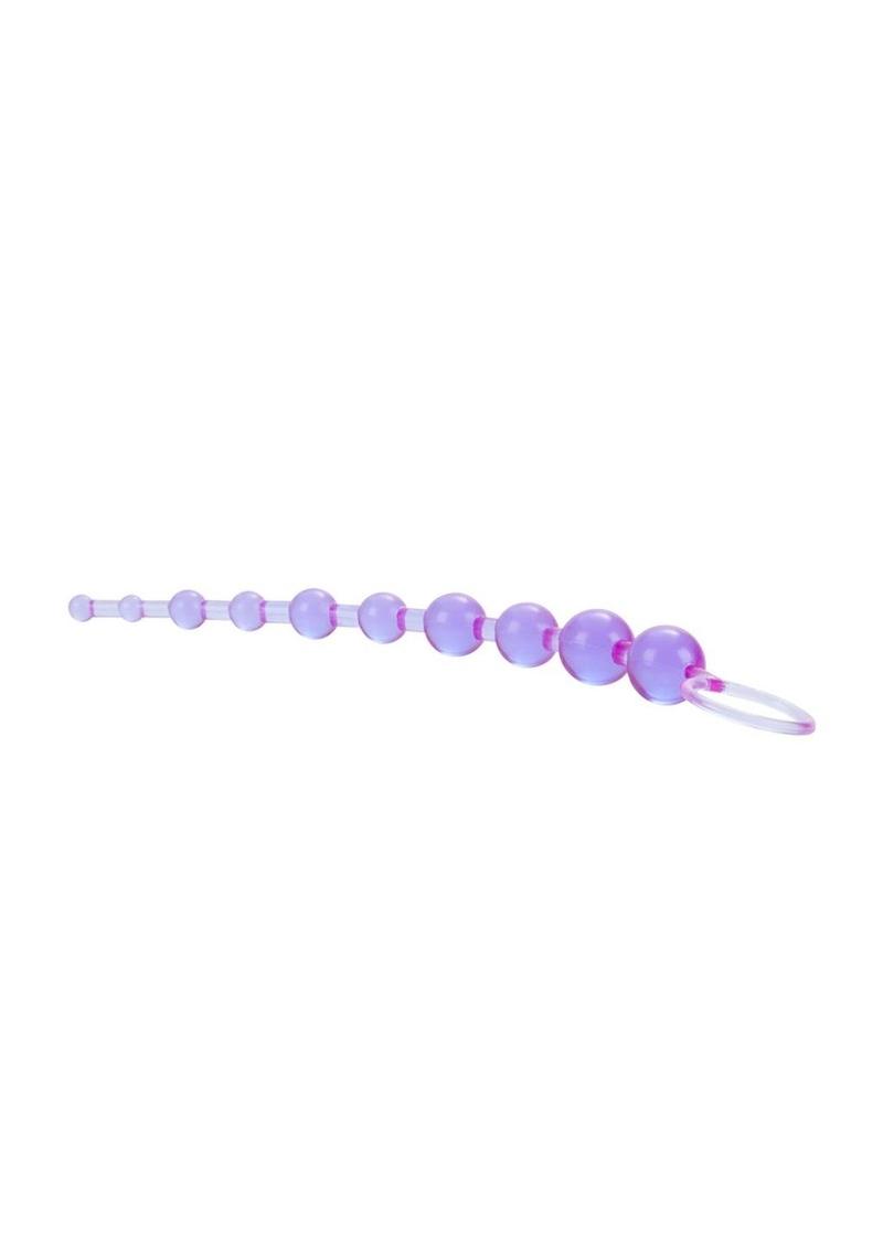 X 10 Anal Beads - Purple