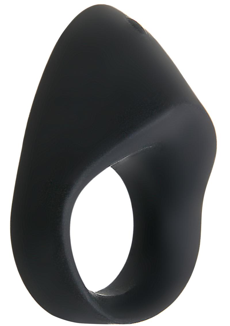 Zero Tolerance Night Rider Rechargeable Silicone Cock Ring - Black Night Rider Cock Ring with LED light, 7 vibration functions, waterproof design, and clitoral stimulator. Keywords: Night Rider Cock Ring, LED cock ring, vibrating cock ring, couples’ toy, clitoral stimulator, waterproof love ring, rechargeable cock ring, luxurious silicone ring, Zero Tolerance Toys, harder erections.