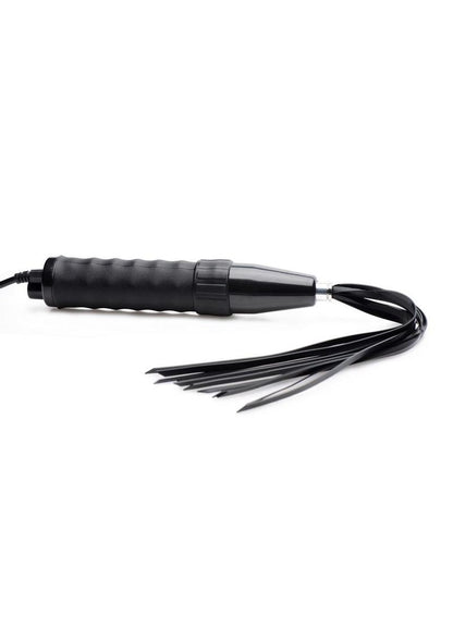 Zeus Electrosex Twilight E-Stim Silicone Flogger - Black

Extreme Twilight Flogger Silicone eStim Attachment for Zeus Twilight Violet Wand, delivers shocks with every swing.

Violet Wand flogger, silicone electrosex flogger, eStim flogger attachment, violet wand flogger, BDSM electro play, impact toy with electrostimulation, Zeus Twilight Wand attachment, silicone BDSM flogger, travel-friendly flogger.