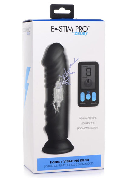 E-Stim Pro 5X Vibrating Dildo with electrostimulation, remote control, and harness-compatible suction base.
E-Stim dildo, vibrating dildo with remote, electrostimulation dildo, realistic vibrating dildo, Zeus electrosex, harness-compatible suction dildo, dual sensation dildo, rechargeable silicone dildo, electroplay sex toy, vibrating realistic dildo, body-safe electrosex toy.