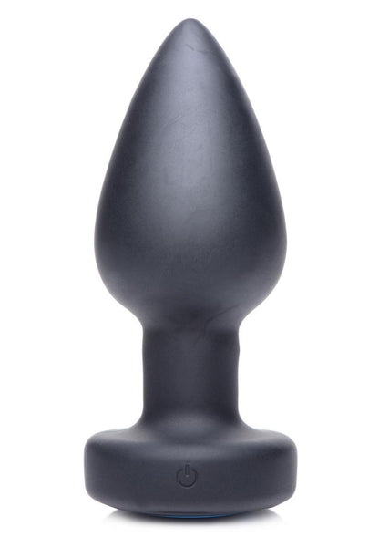 E-Stim Pro Silicone Vibrating Anal Plug with remote control, 5 vibration functions, and electrostimulation modes.
E-Stim anal plug, vibrating anal plug, electrostimulation plug, Zeus electrosex plug, silicone anal plug, rechargeable anal plug, anal toy with remote, vibrating and shocking anal plug, body-safe anal plug, dual sensation anal toy, electroplay anal plug.