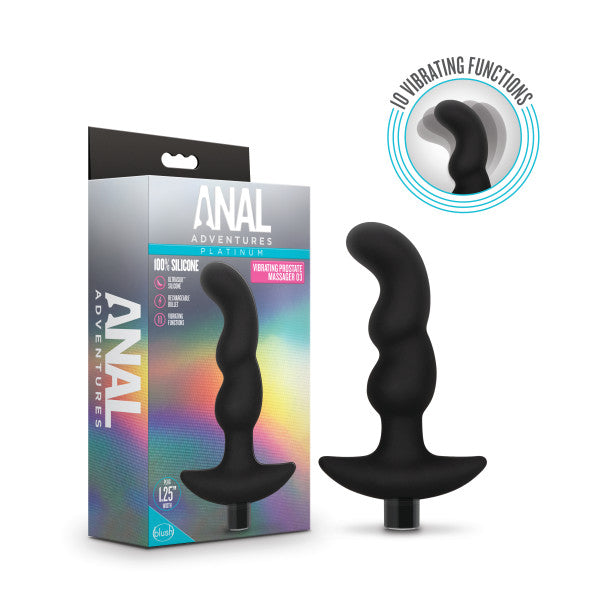 Anal Adventures: Platinum Silicone Vibrating Prostate Massager