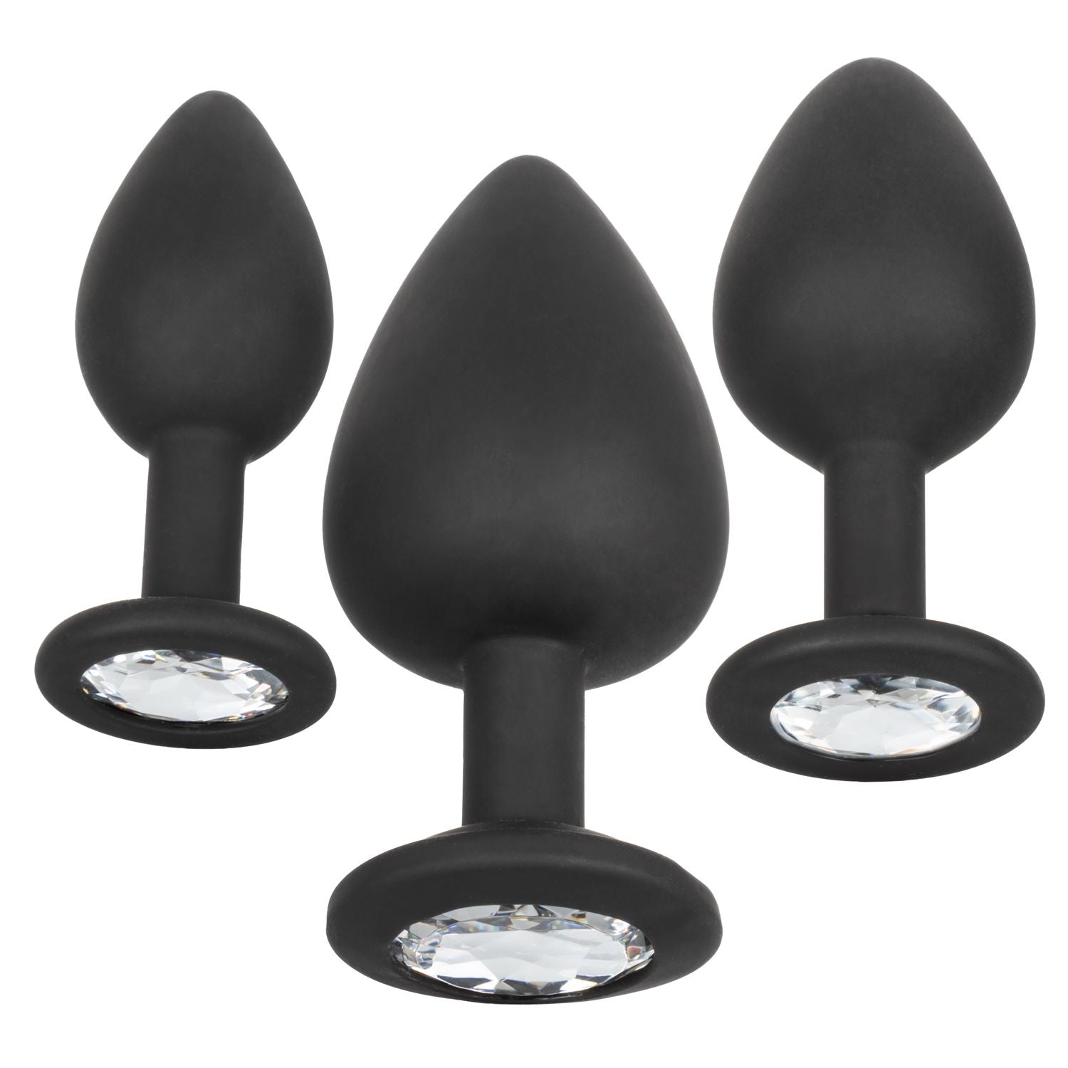 Silicone Gem Anal Kit in Black